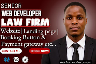 design professional law firm website in wordpress