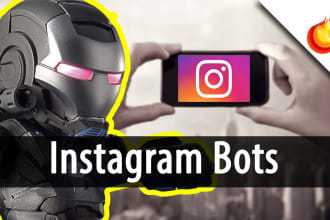 create automated tiktok bot, live streaming bot, instagram api bot, youtube bot