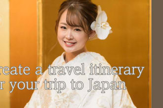 create a travel itinerary for your trip to japan