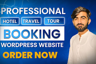 build hotel booking website, travel agency website, tour booking website