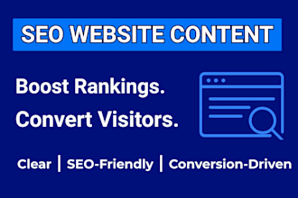 be your SEO website content writer for website copywriting