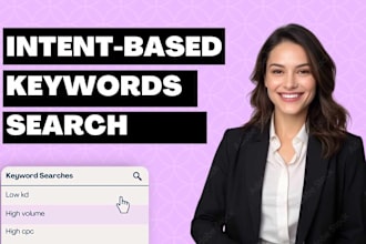 research profitable intent based SEO keywords with low kd and high CPC