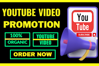do organic youtube video promotion