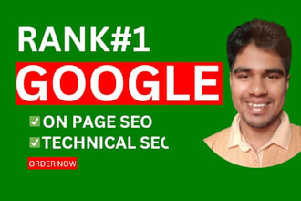 optimize wordpress,shopify on page seo with rank math expert