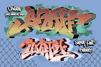 create graffiti style for you