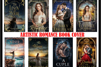 do artistic romance poetry book cover and erotic,horror,urban fantasy,novel book