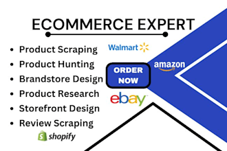do amazon product scraping, SEO, hunting,listing image, product packaging design
