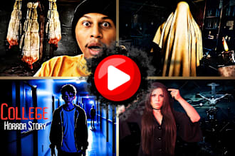 design horror thumbnail that attracts viewers