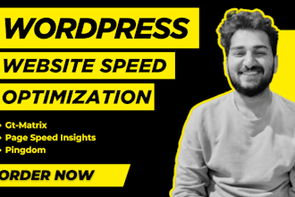 optimize wordpress or shopify website speed and performance