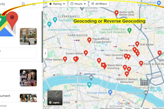 geocode your desired list of addresses in csv shp kml format