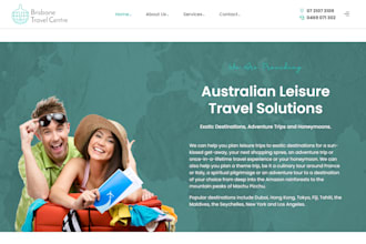 design responsive wix website wix tourism website to generate travel leads