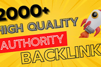 create 20,000 high quality contextual SEO dofollow backlinks