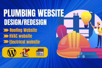 do plumbing roofing electrical hvac handyman construction website