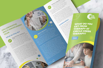 design your trifold brochure