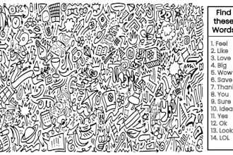 do hidden object coloring page illustration only for 50