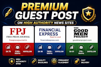 publish your guest post on free press journal, financial express ,goodmenproject