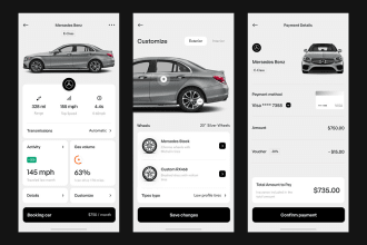 build a profitable car rental app, car marketplace app, auction app, rental app