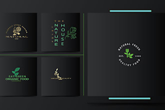 design a modern and minimalist logo with a natural feel