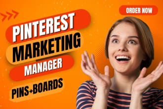 setup, optimize, and do pinterest marketing,create pin board