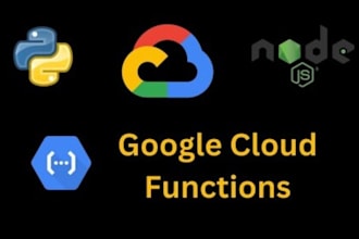 write your cloud run functions and deploy app on cloud run