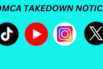 report tiktok, youtube, facebook, ig infringing under dmca