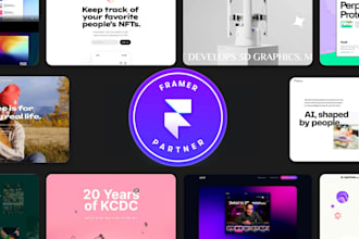 design or redesign modern website in framer, figma to framer