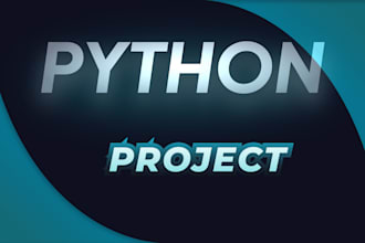 do a python project