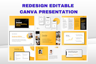 design powerpoint and canva editable presentation
