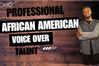 provide a deep conversational african voice over