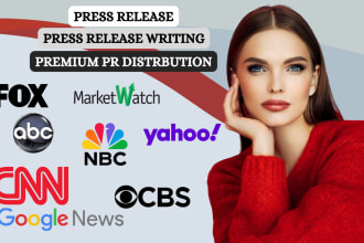 do press release writing and press release distribution, submit press release