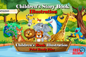 do children book interior design and formatting for KDP ingramspark lulu