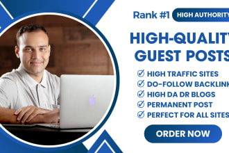 provide high da DR dofollow backlinks via SEO guest post