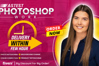 do photo touch up, portrait, and high end photo retouching