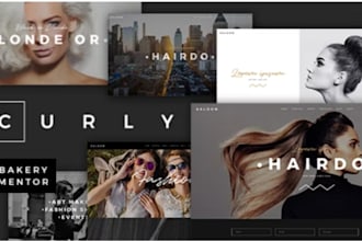 do hairstylist business website
