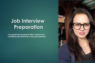 take your mock interview and will prepare you for job interview
