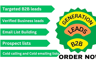 generate b2b leads and find you emails to build lists