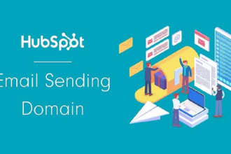 authenticate email sending domain for hubspot