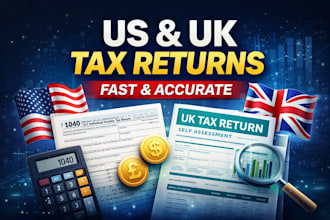 prepare US and UK tax returns for individuals, partnerships and corporations