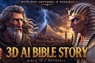 create stunning ai history videos and 3d ai bible animations