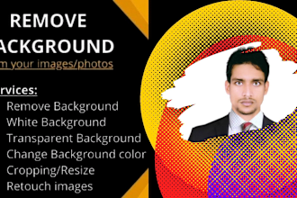 remove background, editing and cropping from your photo
