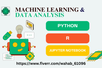 do data science and machine learning tasks in python, r with reports