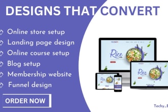 design membership website, store, funnel on kajabi, systeme io, gohighlevel