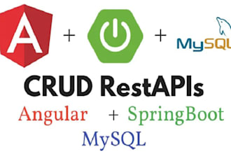 do your java web applications in spring boot, microservice