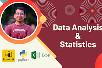 do data analysis and reporting by power bi, excel and python