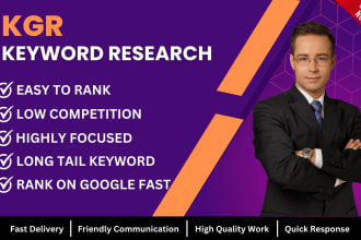 be best your advance kgr keyword research competitor analysis seo service expert