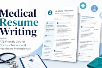 write medical healthcare nursing resume CV and cover letter