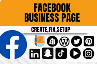 create and setup facebook business page