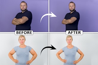 make your body slim, reshape it and do photo retouch using photoshop