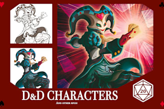 create your character for dungeons and dragons dnd rpg