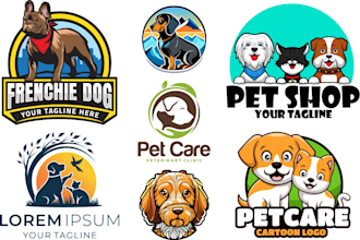 design and redesign dog pet  animal mascot logo